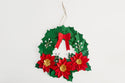 DIY Poinsettia Wreath Kit