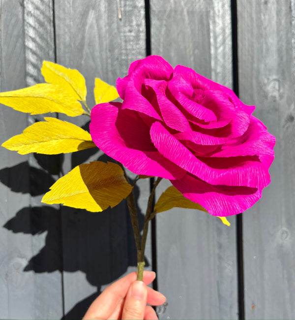 Rose Floral Kit (3x Crepe-paper roses)