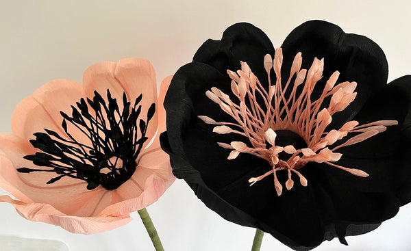 Giant Crepe-Paper Anemone Backdrop Kit