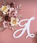 Blush, Ivory And Rose Paper Flower Wall Decor Set (21 pieces)